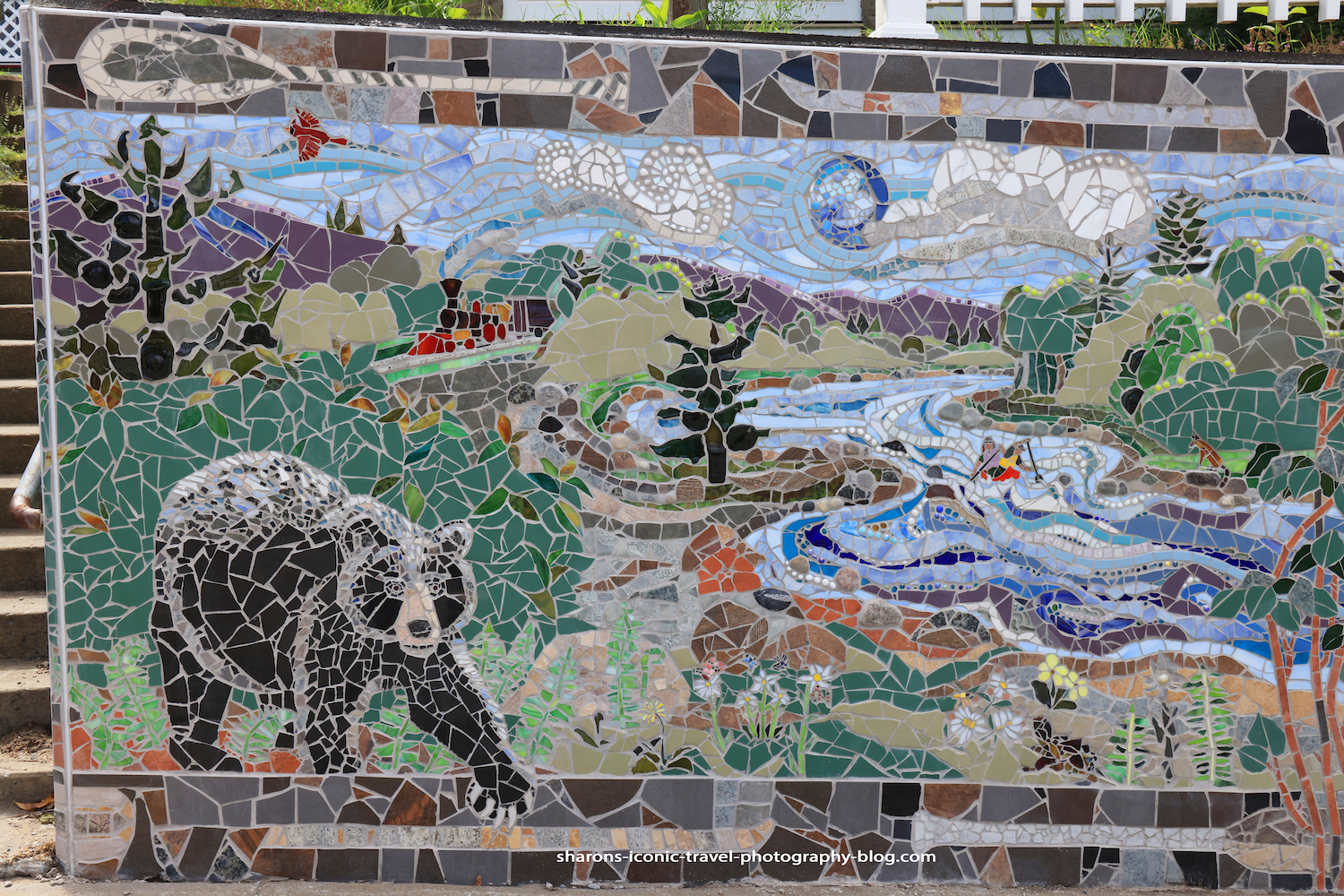 North Creek Mosaic – Sharon's Iconic Travel Photography Blog